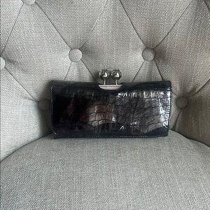 Ted Baker Croc look Embossed wallet